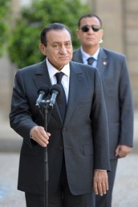 Mubarak - Sarkozy . July 5, 2010
